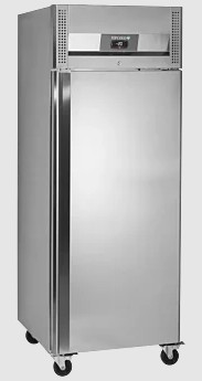 stainless steel single door storage freezer