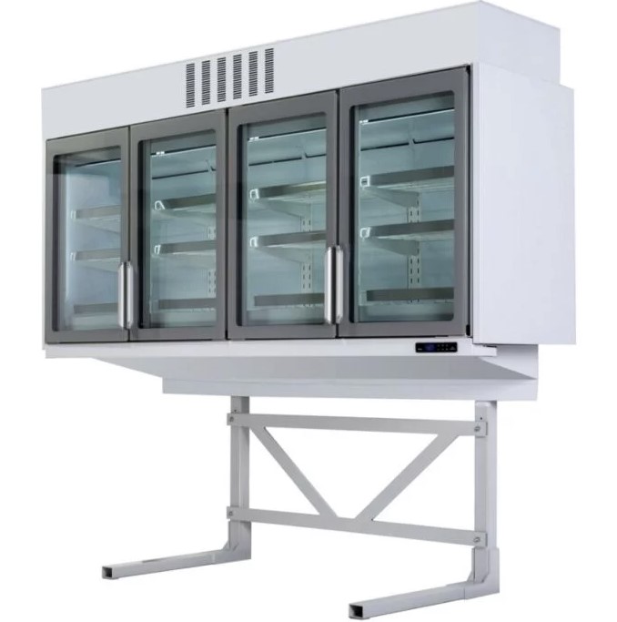 Arcaboa SUPER ARV215DE Panoramic Top Case Wall Site Freezer
